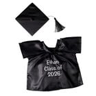 Personalized Embroidered Black Graduation Set 4 pc