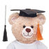 Online Exclusive Black Graduation Cap with Orange Tassel