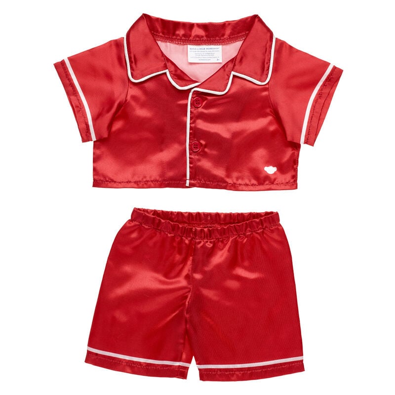 Red Satin PJs Set for Plush Toys - Build-A-Bear Workshop&reg;
