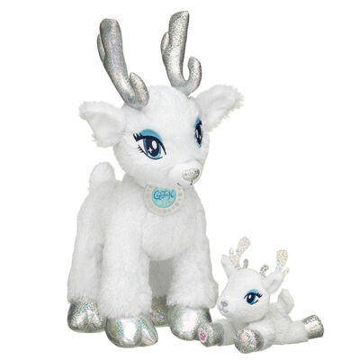 Glisten and the Merry Mission&trade; Glisten the Snow Reindeer Plush & Build-A-Bear Mini Beans&reg; Gift Set