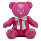 Shimmering Heart Build-A-Bear Collectible Featuring Swarovski® crystals and pearls with Silver Gifting Bow