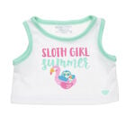 Online Exclusive Sloth Girl Summer Tank for Plush Toys - Build-A-Bear Workshop&reg;