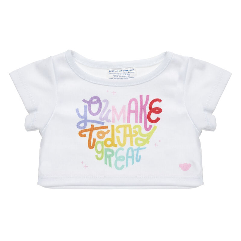 "You Make Today Great" T-Shirt for Stuffed Animals - Build-A-Bear Workshop&reg;