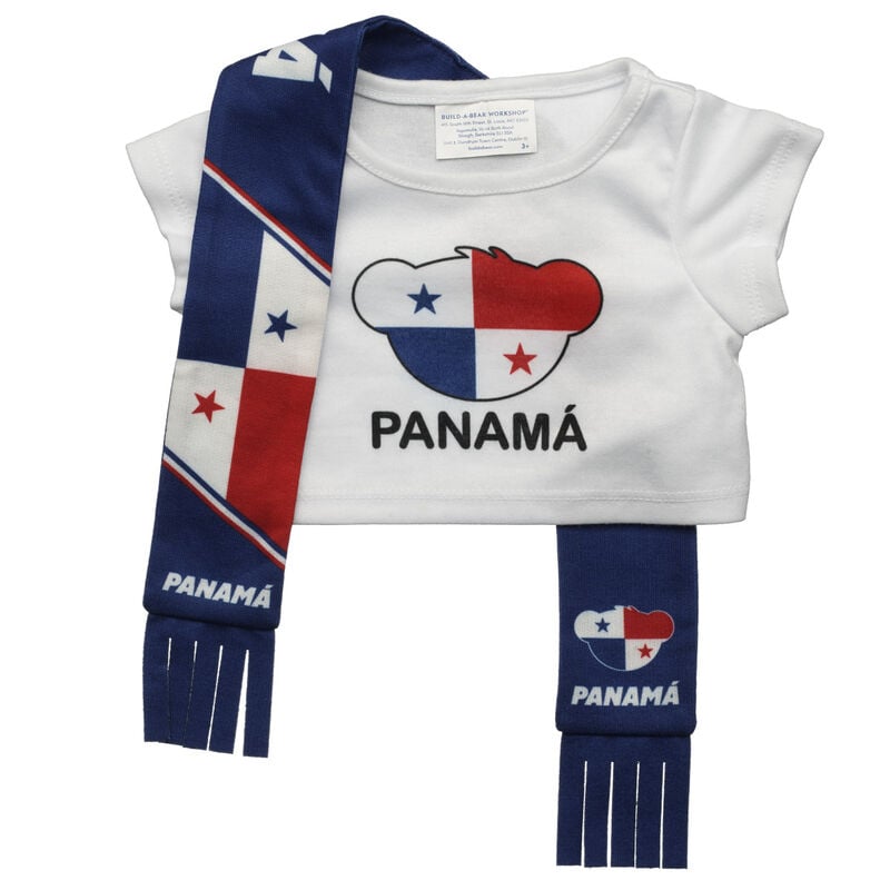 Panama Scarf and T-Shirt Set by Build-A-Bear