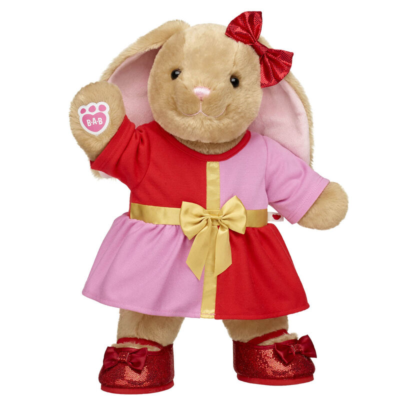 Pawlette™ Bunny Plush Holiday Dress Gift Set | Build-A-Bear®