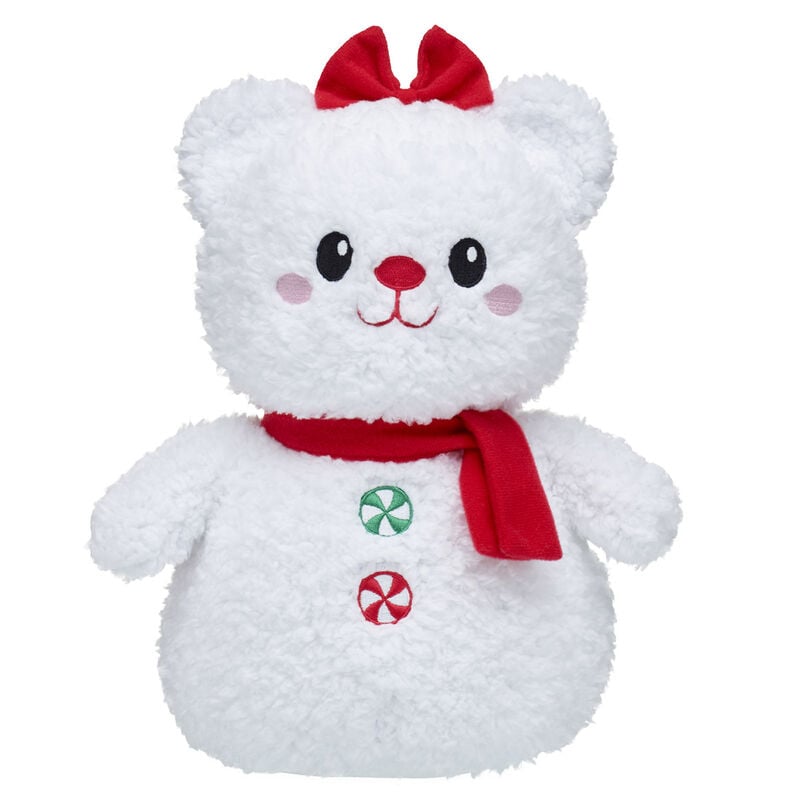 Snowman Teddy Bear w/ Scarf & Bow | Build-A-Bear
