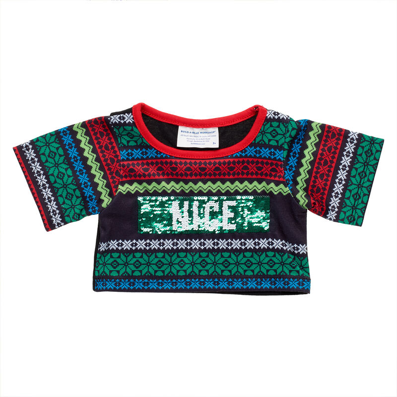 Naughty and Nice Flip Sequin Jumper - Build-A-Bear Workshop®