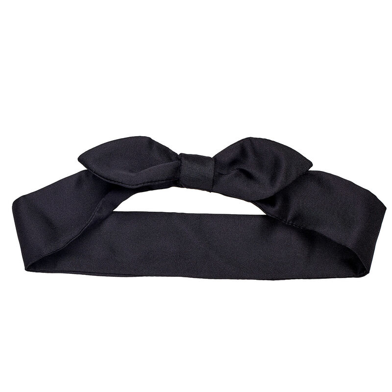 Online Exclusive Black Knot Bow Headwrap