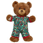 Sweet Dreams Bear Holiday Print PJs Gift Set