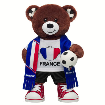 Let's Goal Bear France Soccer Gift Set