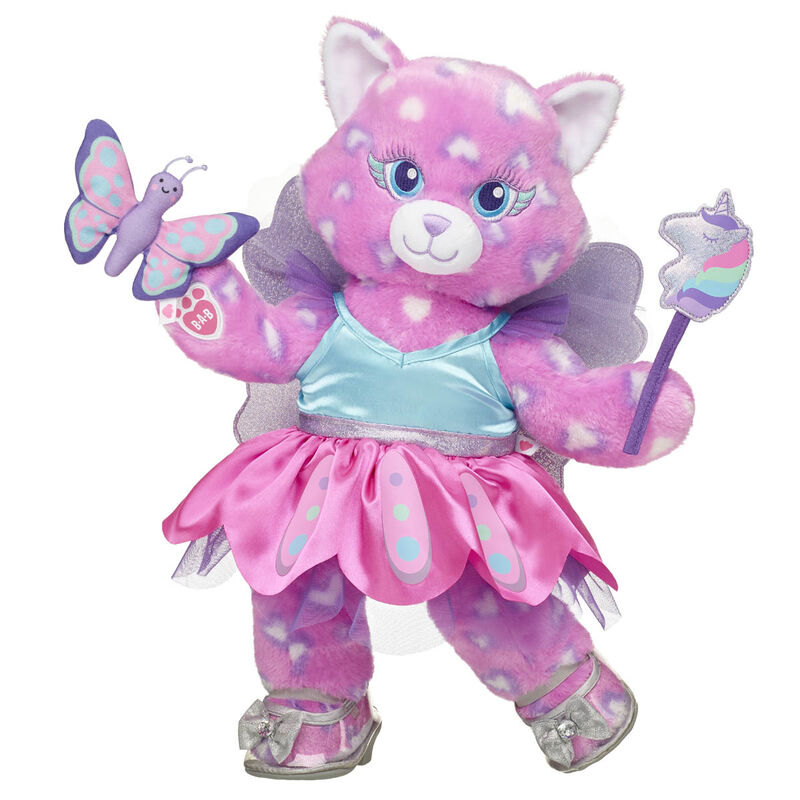Beary Fairy Cat Stuffed Animal Unicorn Fairy Gift Set with Butterfly - Build-A-Bear Workshop&reg;