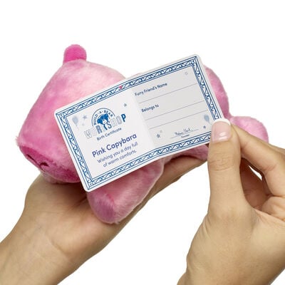 Build-A-Bear Mini Beans&reg; Pink Capybara Stuffed Animal