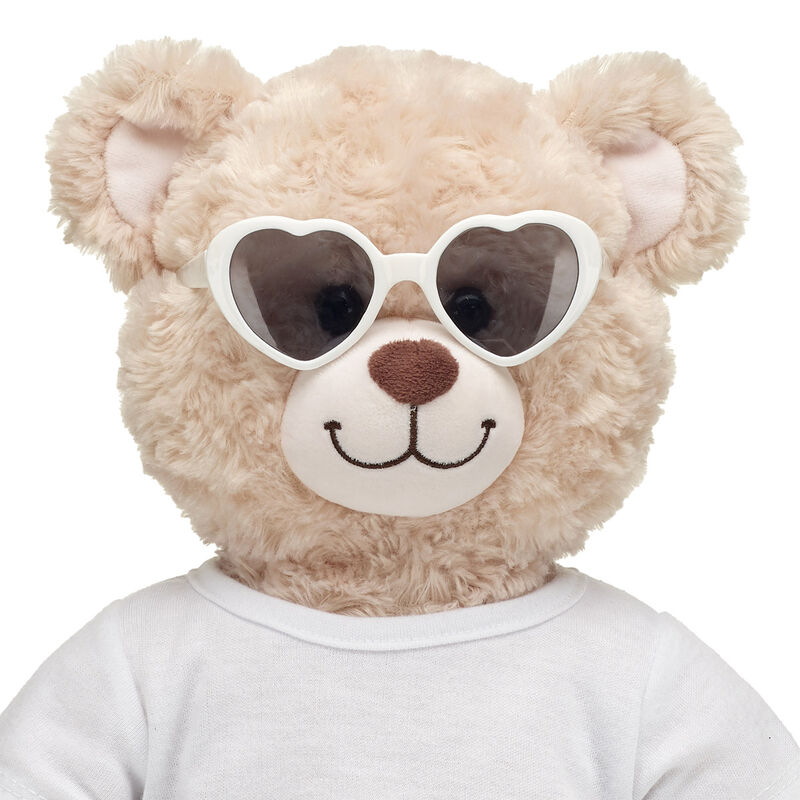 White Heart Sunglasses