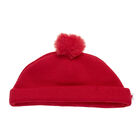 Red Pom Beanie 