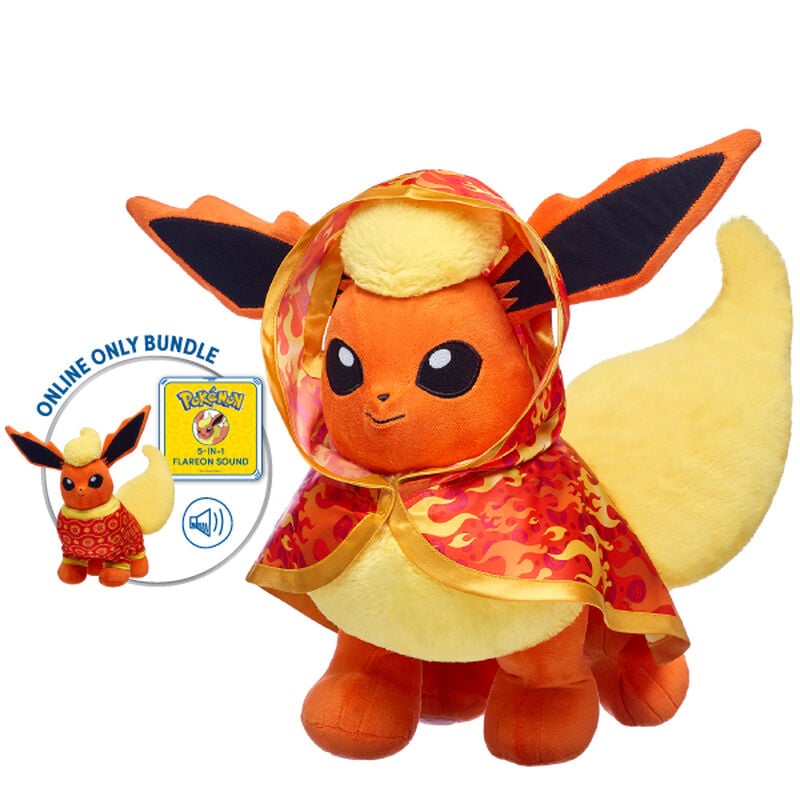 Pokémon Flareon Plush Bundle | Build-A-Bear®