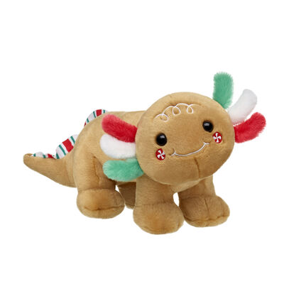 Gingerbread Axolotl Stuffed Animal