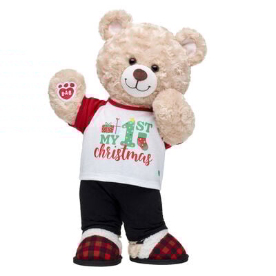 Happy Hugs Teddy Bear First Christmas Gift Set