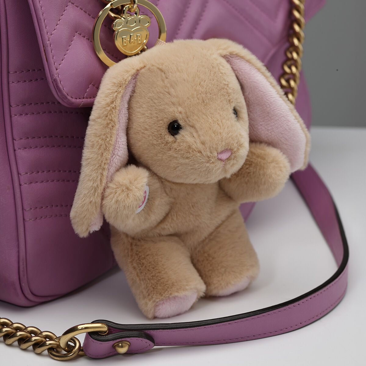 Pawlette™ Bunny Plush Bag Charm