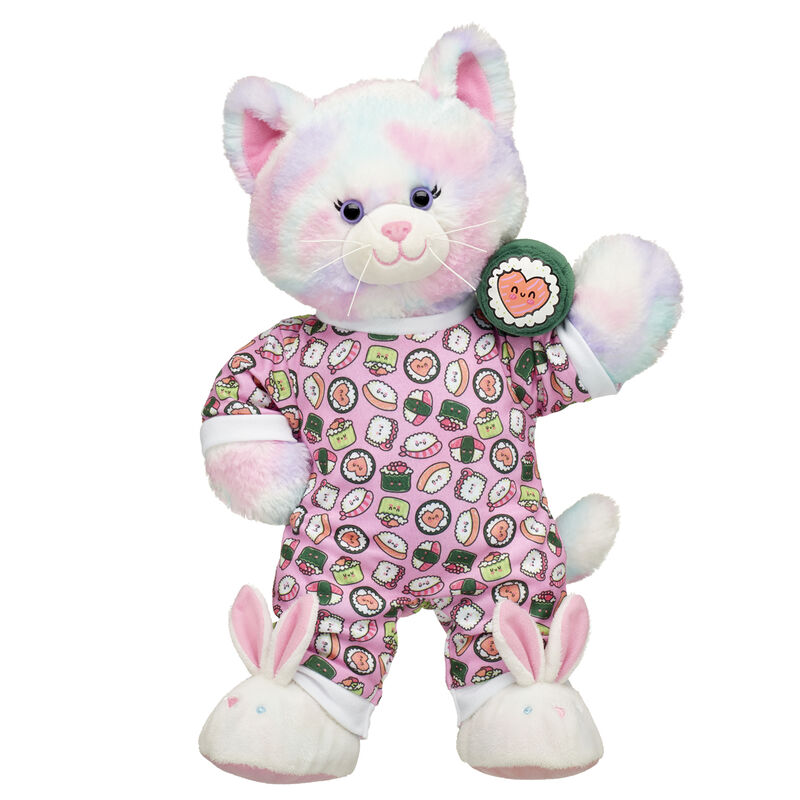 Pastel Swirl Kitty Stuffed Animal Sushi Gift Set - Build-A-Bear Workshop&reg;