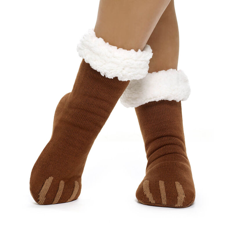 Build-A-Bear Pajama Shop™ Bear Paw Slipper Socks - Toddler & Youth