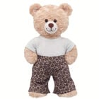 Leopard Print Jeans by Build-A-Bear
