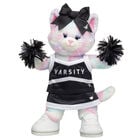 Online Exclusive Pastel Swirl Kitty Stuffed Animal Varsity Spirit Black Cheer Uniform Gift Set - Build-A-Bear Workshop&reg;