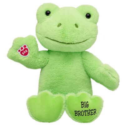 Personalized Embroidered Spring Green Frog Stuffed Animal