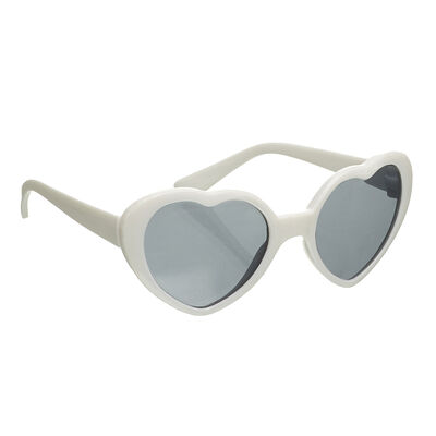 White Heart Sunglasses