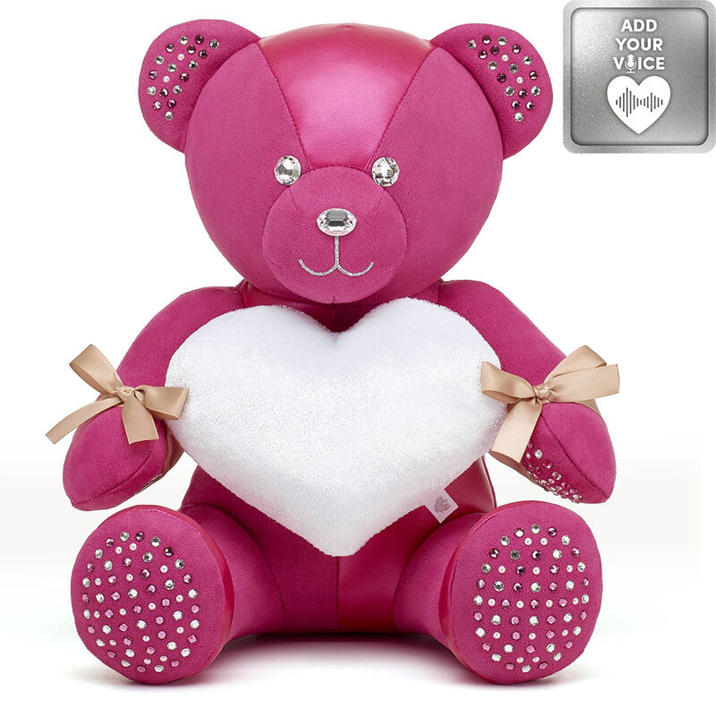 Shimmering Heart BuildABear Collectible Featuring Swarovski® crystals