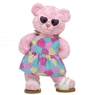 Pink Cuddles Teddy Bear Tropical Gift Set