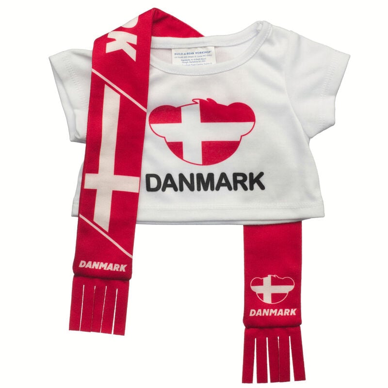 Denmark Scarf and T-Shirt Set by Build-A-Bear