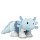 Online Exclusive Ice Blue Axolotl Stuffed Animal Denim Vest Gift Set with Shoes - Build-A-Bear Workshop&reg;