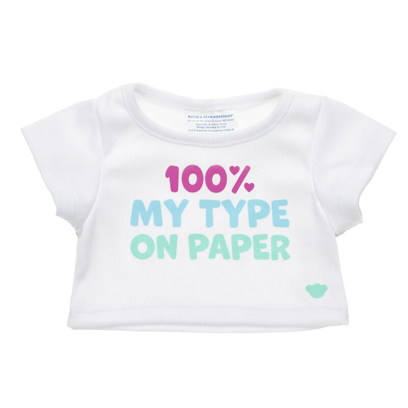 Online Exclusive 100% My Type T-Shirt for Plush Toys - Build-A-Bear Workshop®