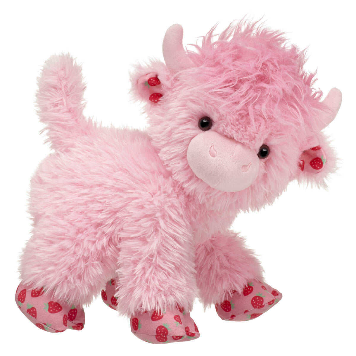Strawberry Highland Cow Stuffed Animal