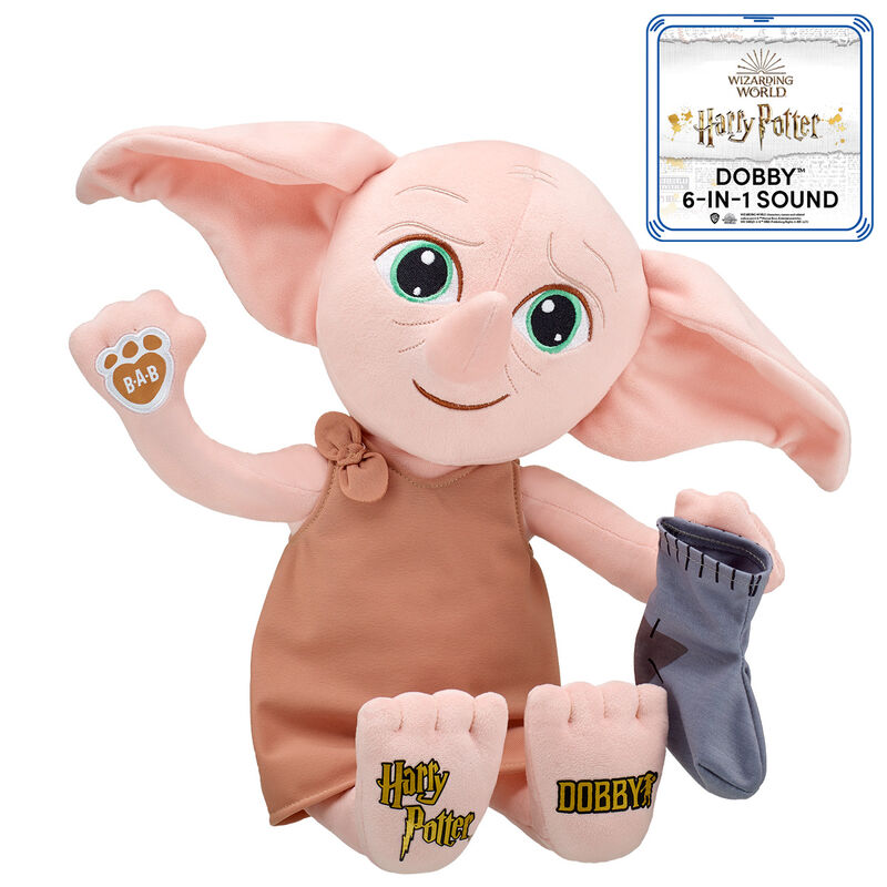 Harry Potter Dobby Electronic Interactive Plush with Sock 15 Unique phrases