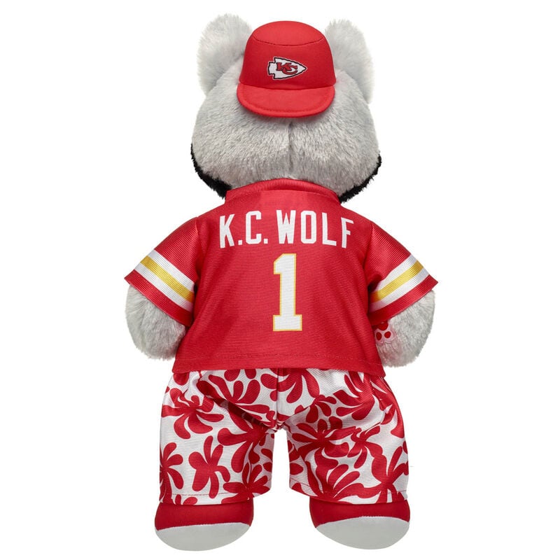 Kansas City Chiefs KC Wolf Mascot Plush Toy - Build-A-Bear Workshop®