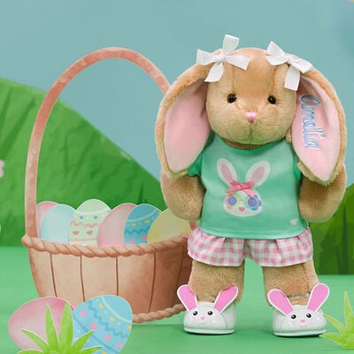 Personalized Embroidered Pawlette&trade; Bunny Plush Easter Gift Set