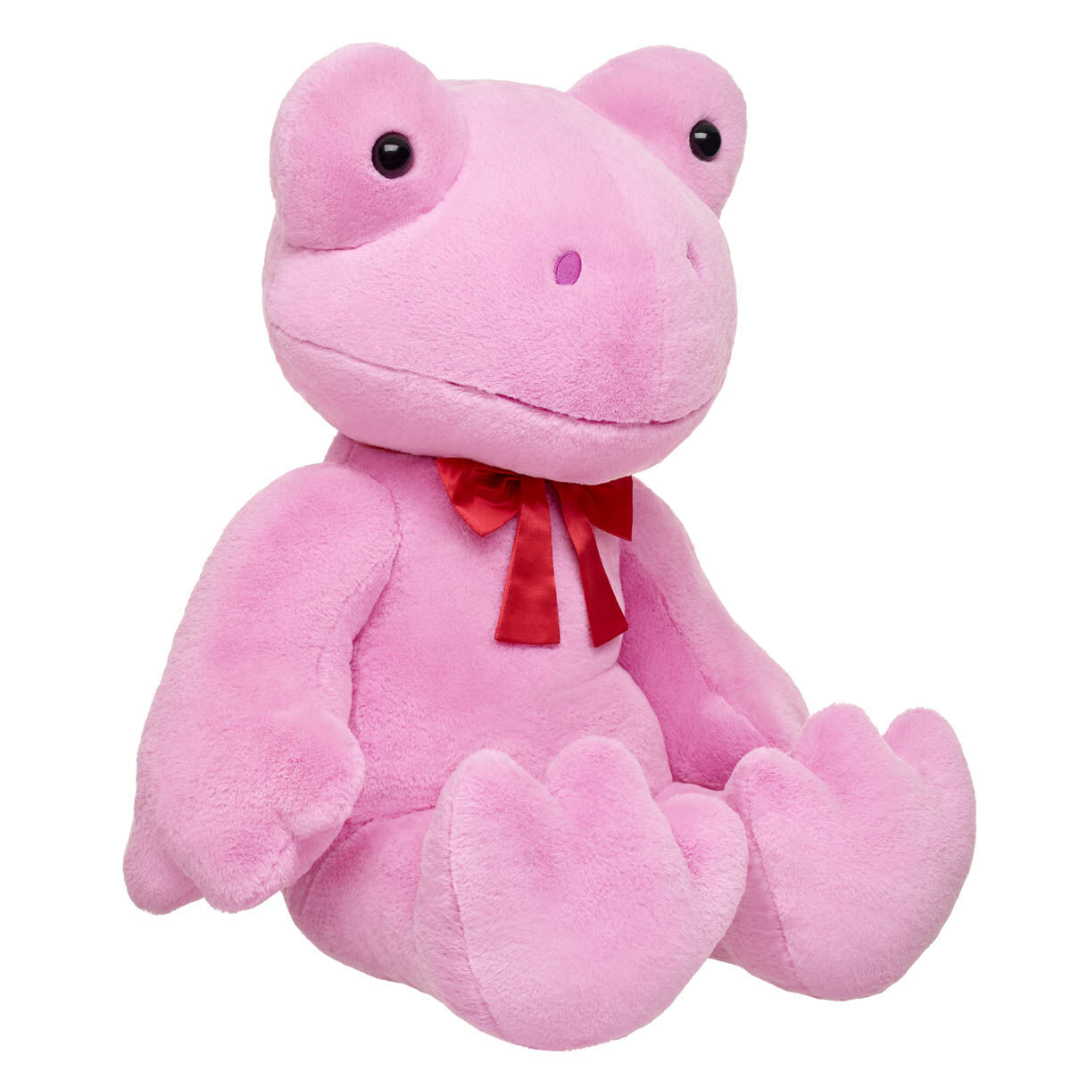 Online Exclusive Jumbo Pink Frog with Red Gifting Bow