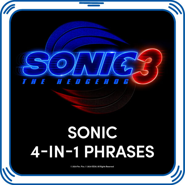 Sonic 4-in-1 Phrases