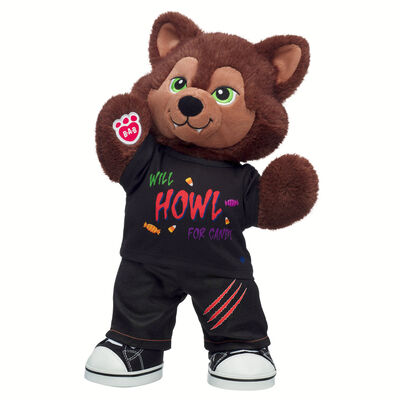 Mystical Werewolf Stuffed Animal "Will Howl for Candy" Gift Set