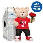 Happy Hugs Teddy Bear "Love You" Gift Set with Personalized Record Your Voice Message - Build-A-Bear Workshop®