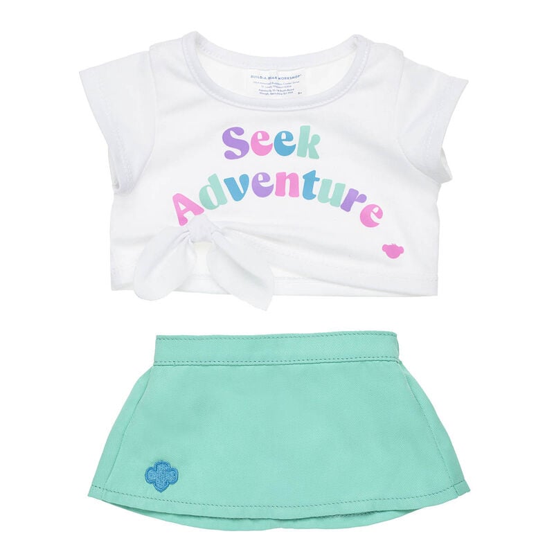 Girl Scout "Seek Adventure" Skirt Set - Build-A-Bear Workshop&reg;