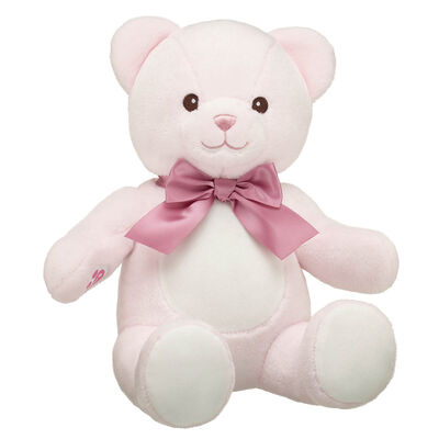 Baby Pink Teddy Bear with Gifting Bow