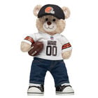 Happy Hugs Teddy Bear with Cleveland Browns Jersey, Fan Hat, and Football Gift Set - Build-A-Bear Workshop®