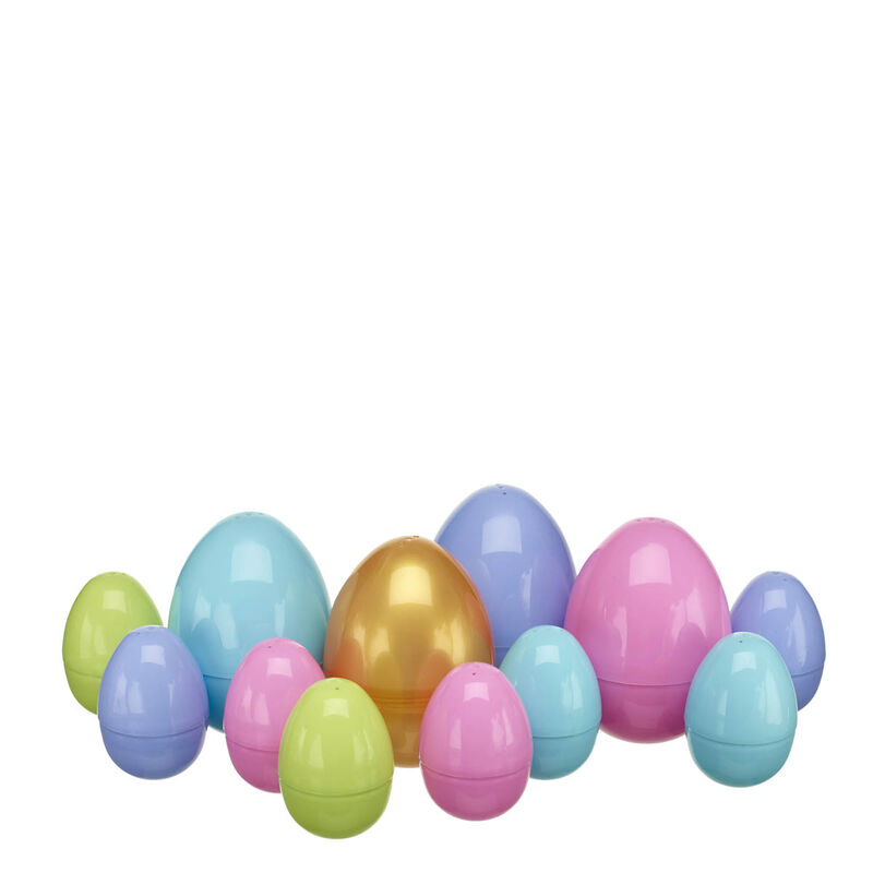 Online Exclusive Egg Hunt - Includes 12 Plastic Eggs, 4 Mini Plush & 8 Mini Clothing & Accessory Items - Build-A-Bear Workshop®