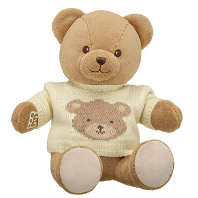 Baby Brown Teddy Bear Knit Sweater Gift Set