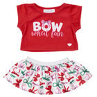 Bow What Fun Skirt & T-Shirt Outfit | Build-A-Bear