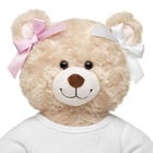 Pink & White Ribbon Bows 4 pc. 