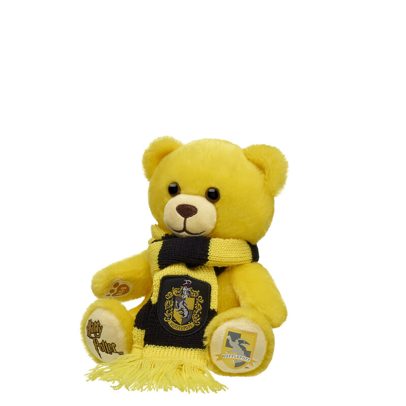 Mini HUFFLEPUFF&trade; Teddy Bear with House Scarf - Build-A-Bear Workshop&reg;