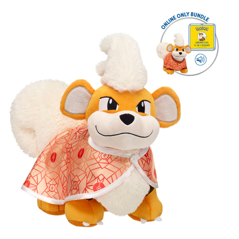 Pokémon Growlithe Plush Bundle BuildABear®